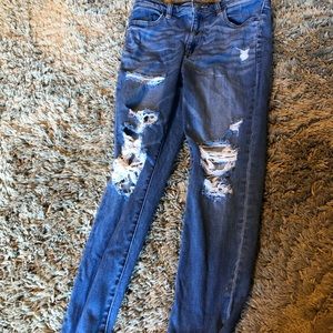 American eagle ripped jeans